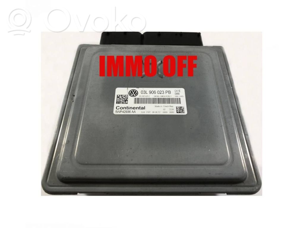 Engine control unit/module   03L906023PB,5WP42936AA
