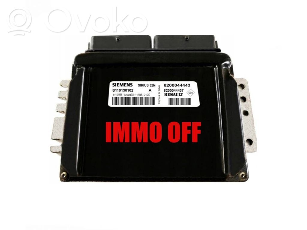 Engine control unit/module   S110130102A,8200044443,S110130102