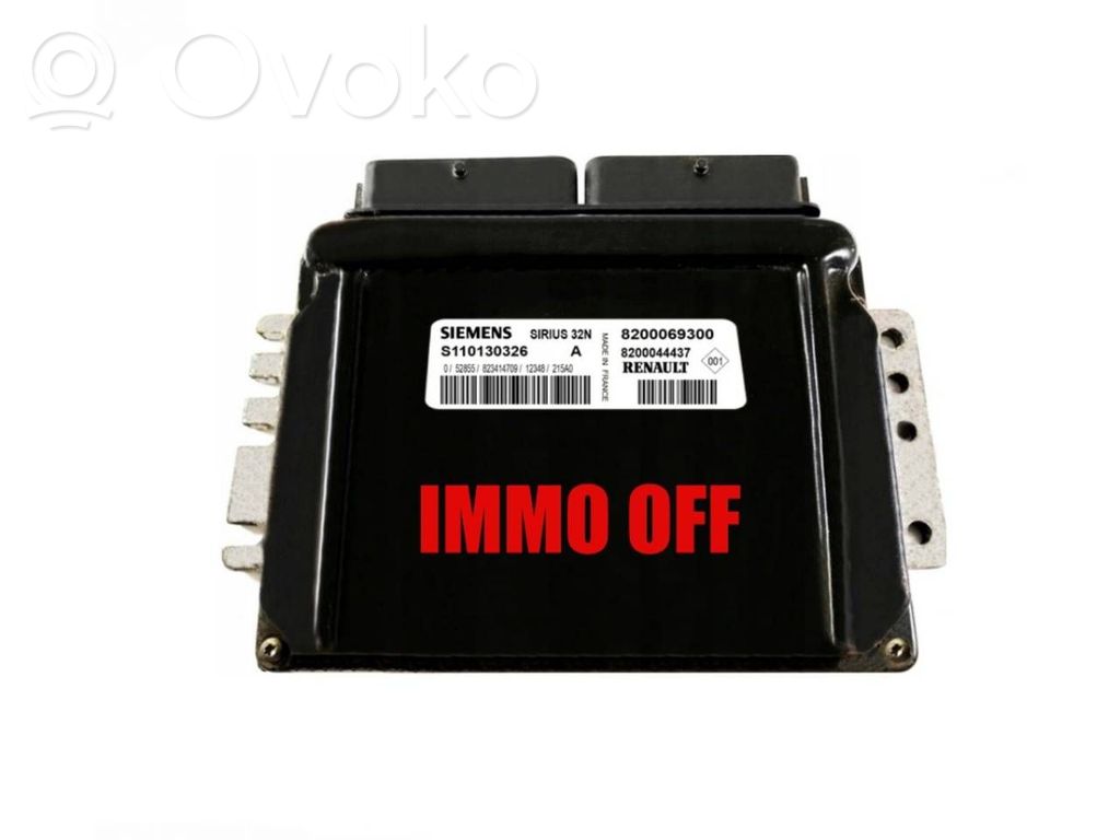 Engine control unit/module   8200069300,S110130326A,S110130326