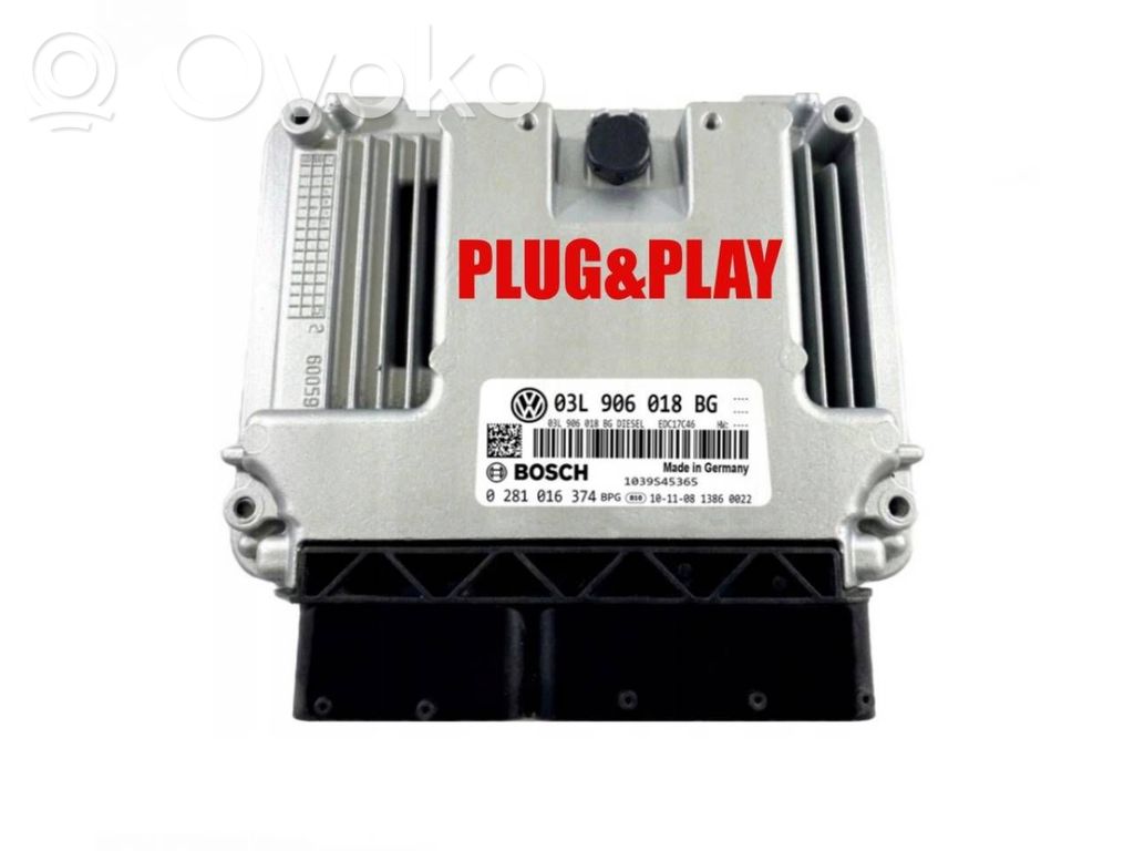 Engine control unit/module   03L906018BG,0281016374