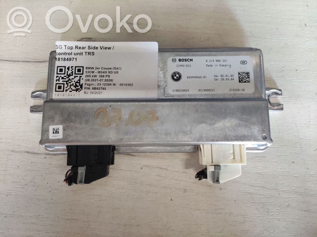 BMW 7 G11 G12 Camera control unit module 