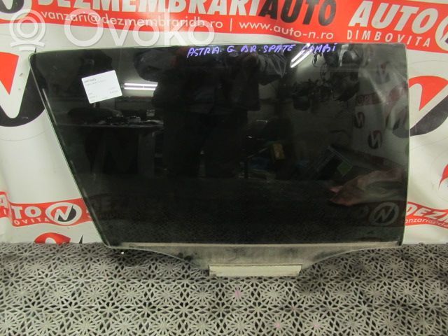 Opel Astra G Rear door window glass 