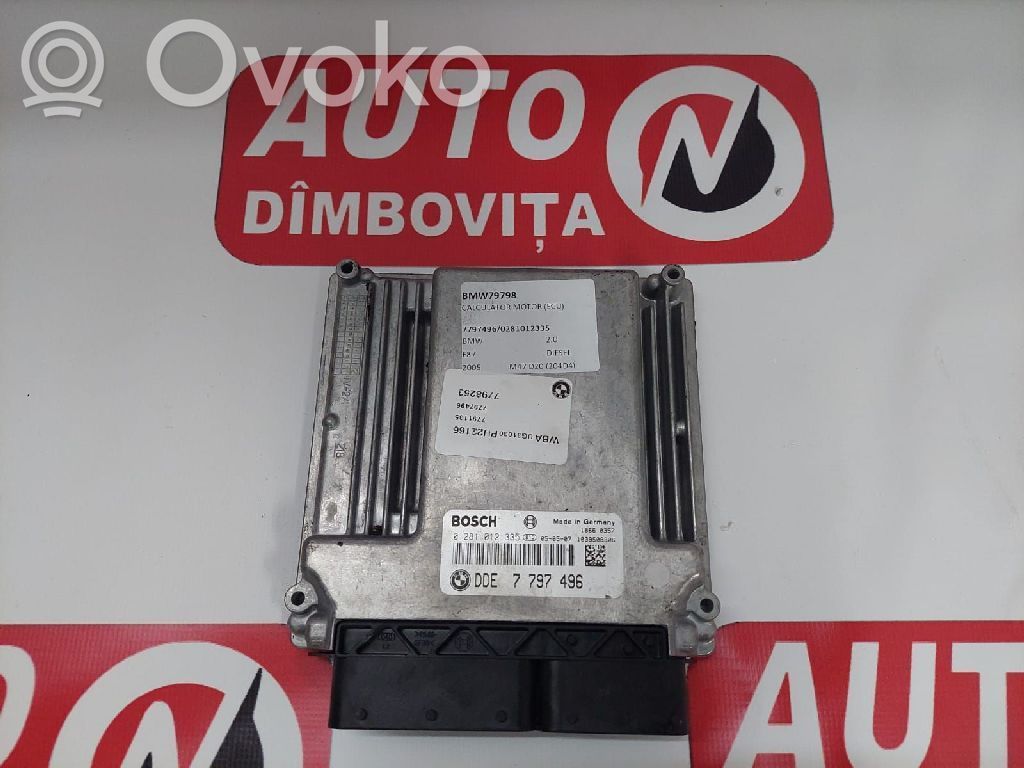 BMW 1 E81 E87 Variklio valdymo blokas 