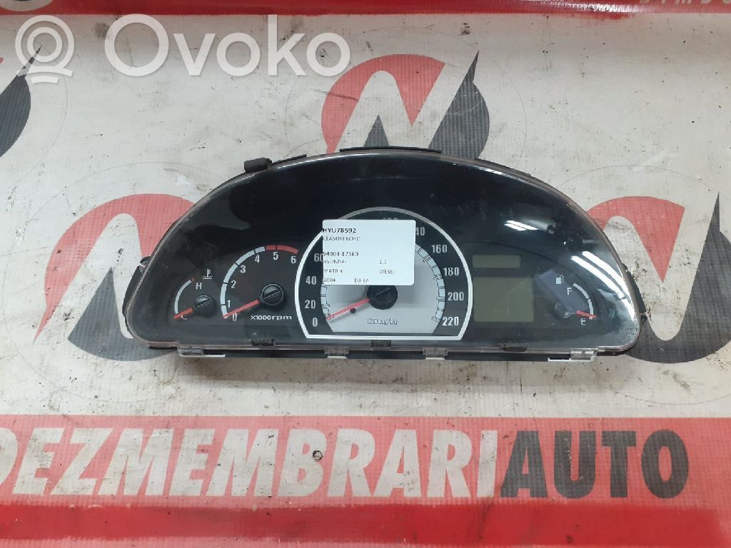 Hyundai Matrix Speedometer (instrument cluster) 