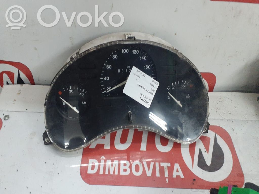 Opel Corsa B Spidometras (prietaisų skydelis) 
