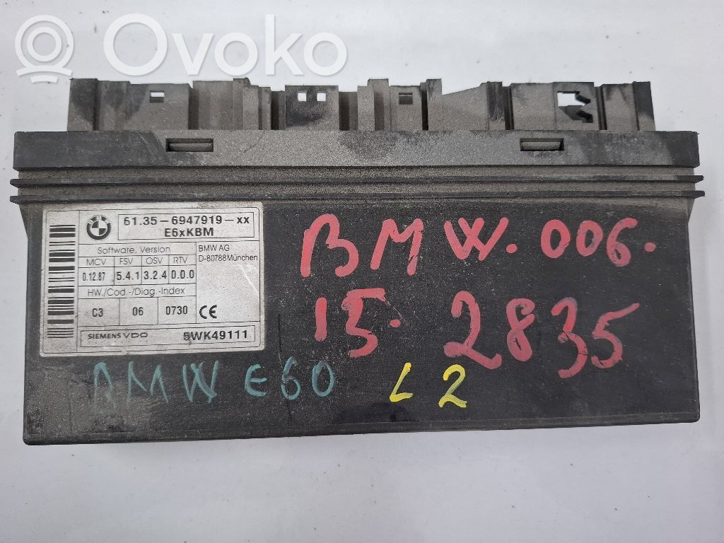 BMW 3 E90 E91 Komforta modulis 