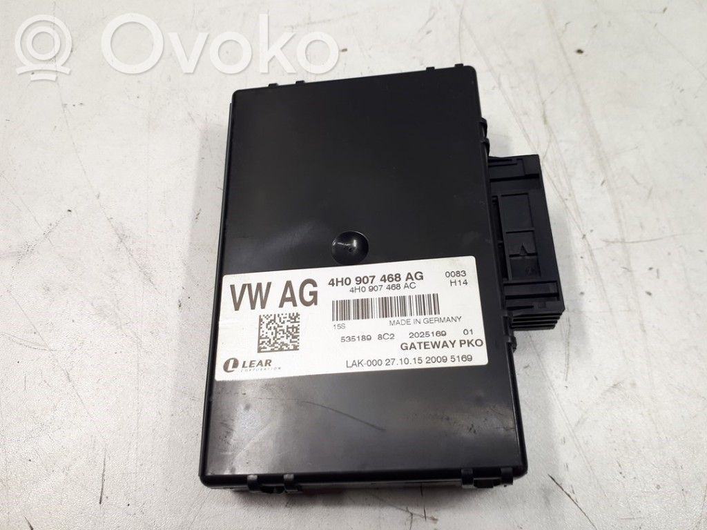 Audi A8 S8 D4 4H Gateway control module 