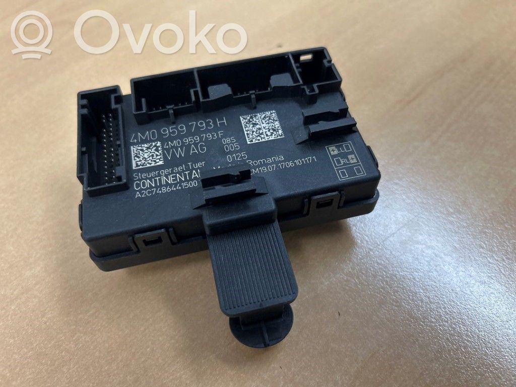Audi A6 S6 C6 4F Unidad de control/módulo del bloqueo de puertas 