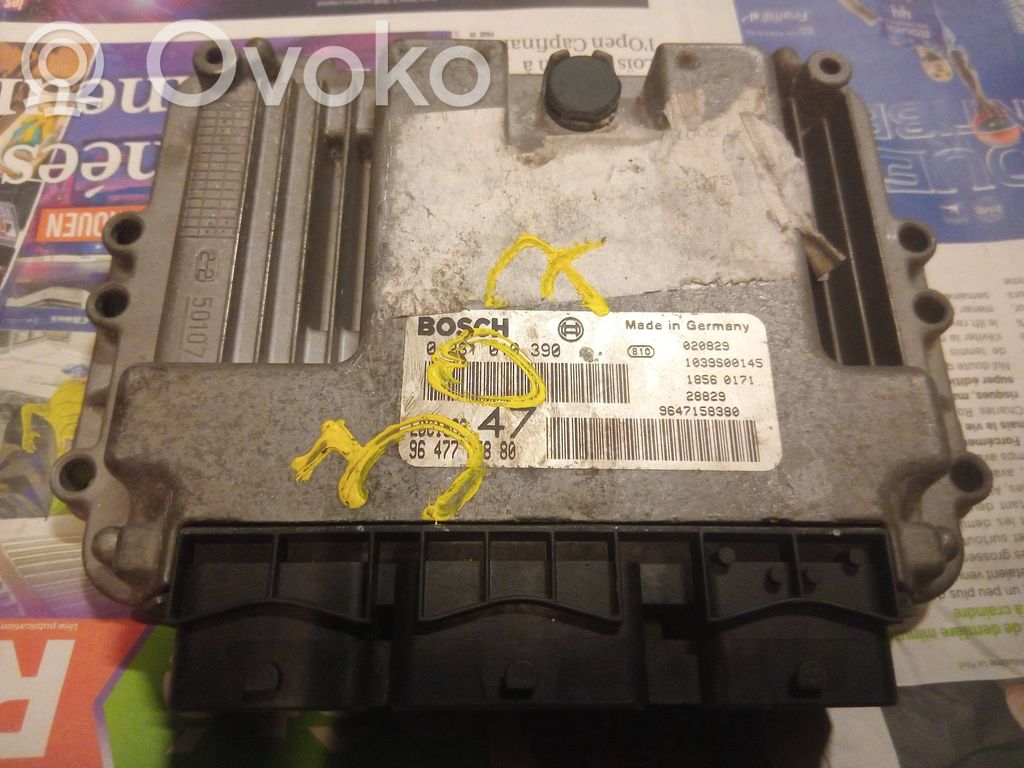 Engine control unit/module   9647158380