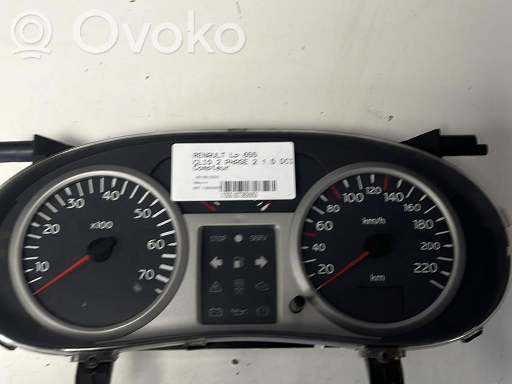 Renault Clio II Geschwindigkeitsmesser Cockpit 