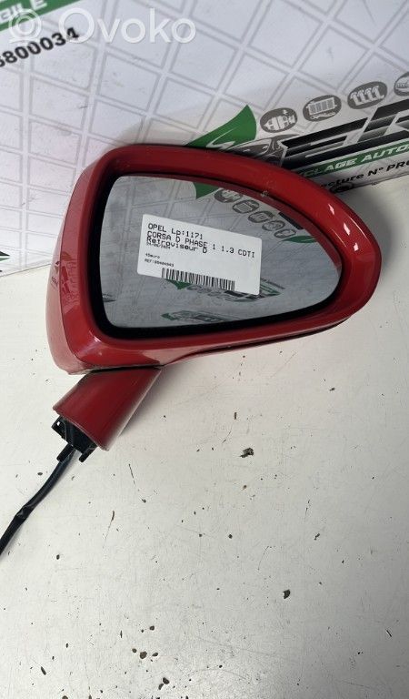 Opel Corsa D Espejo lateral manual 