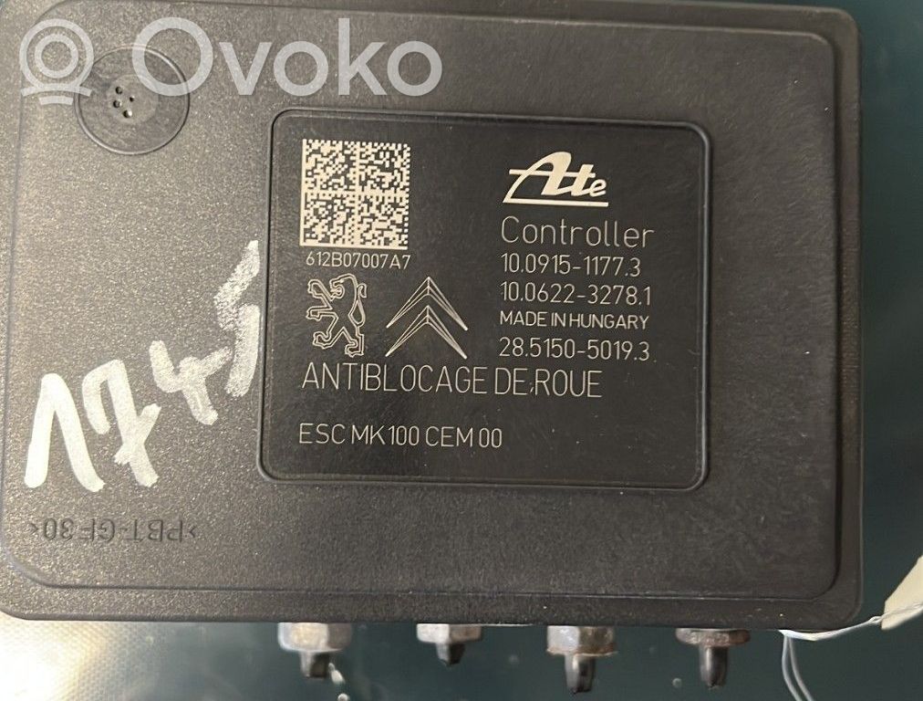 Citroen DS3 ABS Pump 