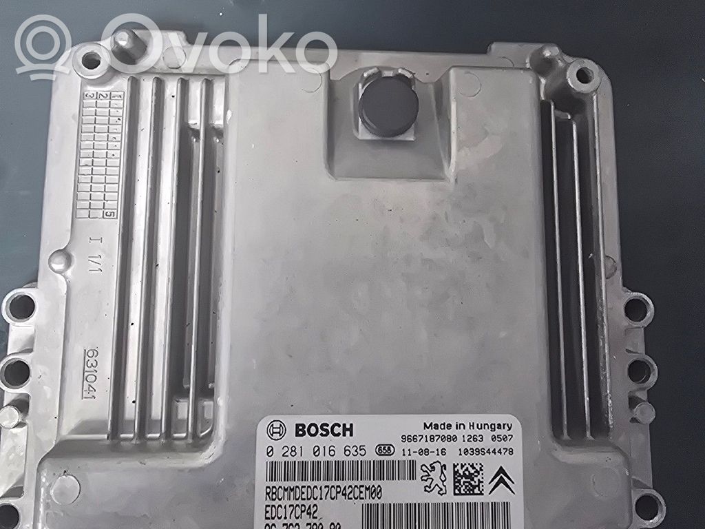 Peugeot 508 Engine control unit/module 