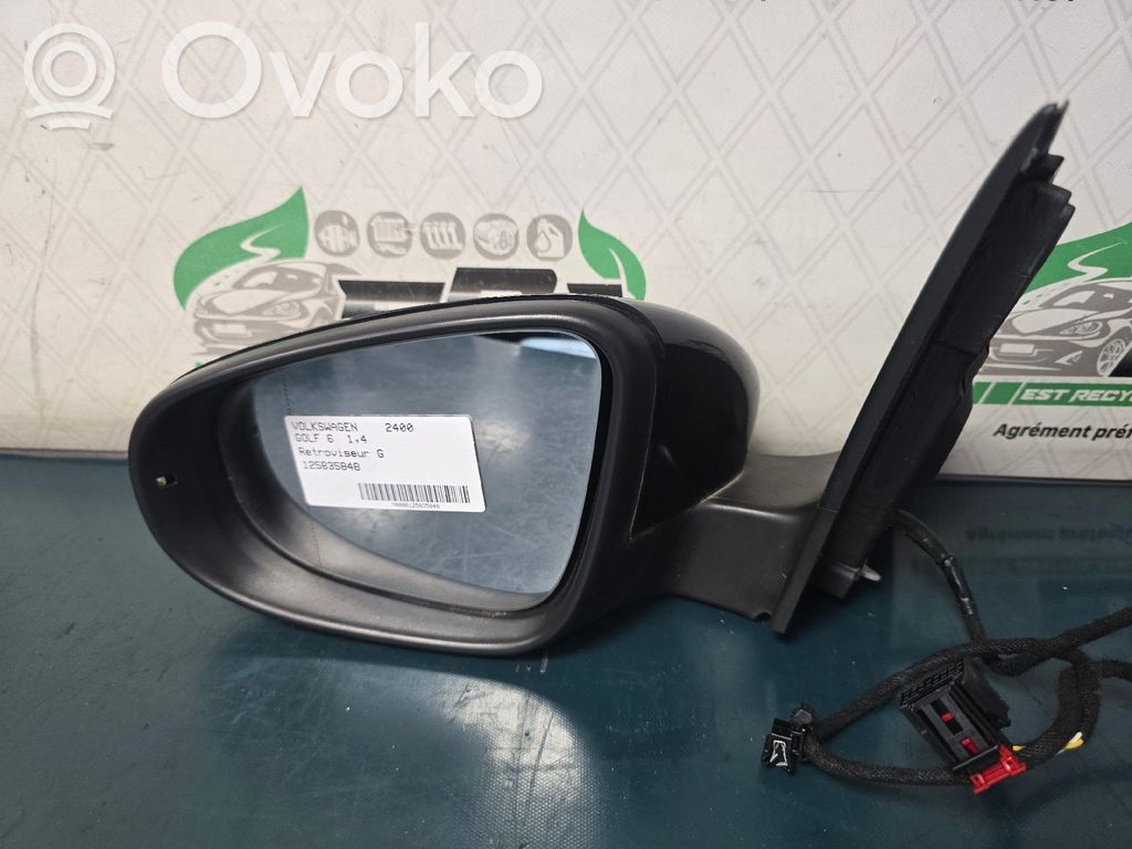 Volkswagen Golf VI Manualne lusterko boczne drzwi przednich 