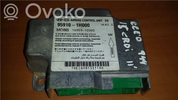 Unidad de control/módulo del Airbag   959101H000,1H95910000