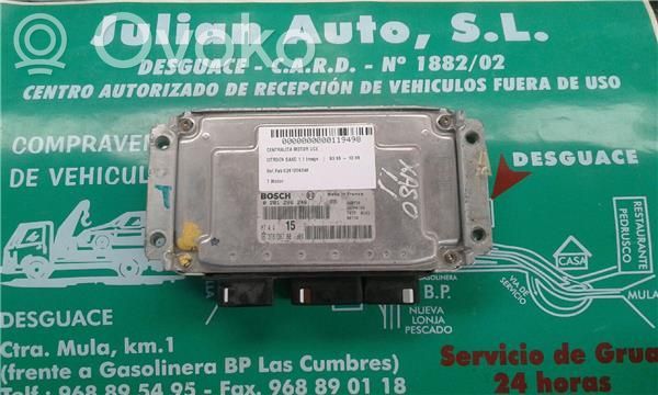 Engine control unit/module ECU   261206246,9637838780M744
