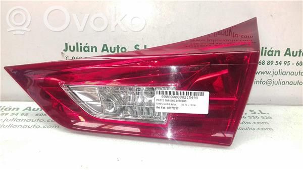 Toyota Auris E180 Takavalon polttimo 