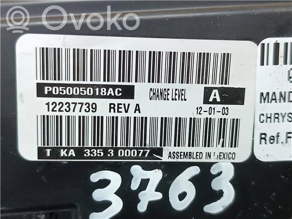 Chrysler Voyager Comutator aer condiționat (A/C) 