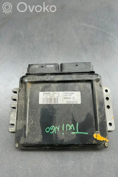 Engine control unit/module ECU   7700115205,E7TQORKR