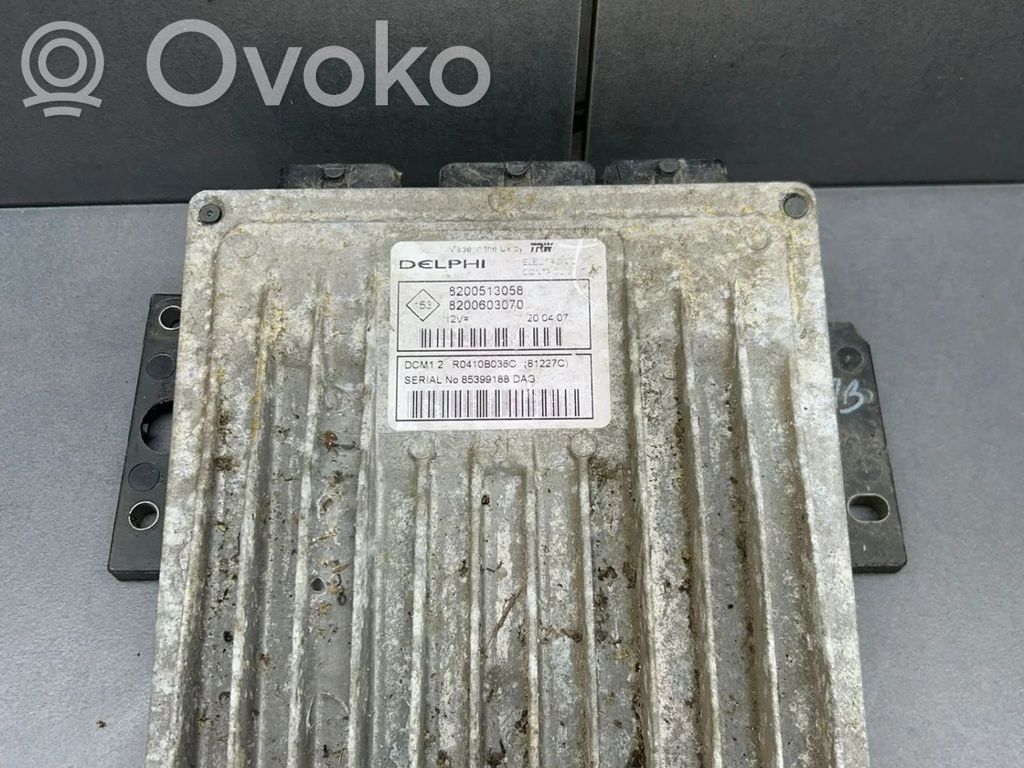 Engine control unit/module ECU   8200513058,JGEAU27Z