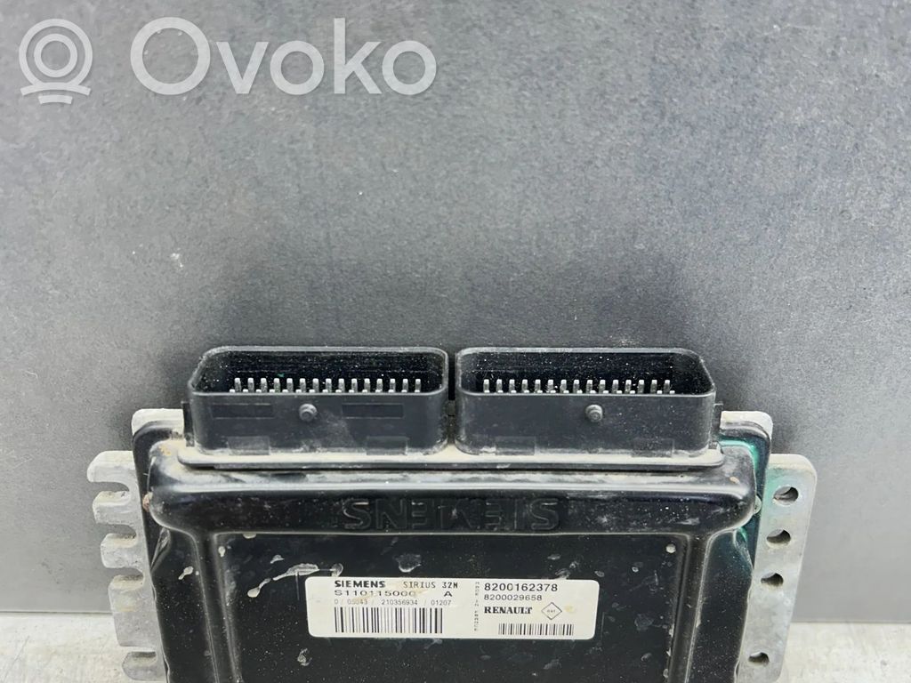 Engine control unit/module ECU   8200162378,D2EG8SJ8