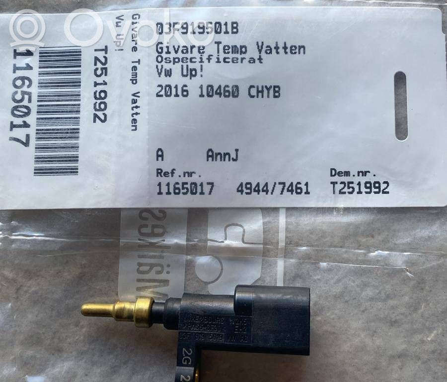 Volkswagen Up Coolant temperature sensor 