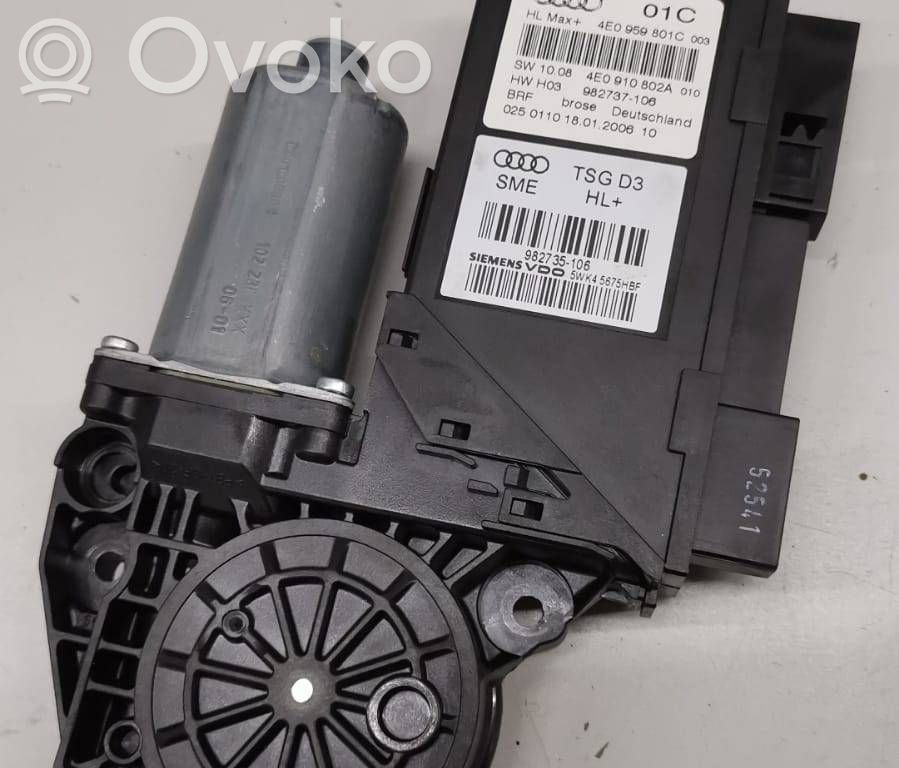 Audi A8 S8 D3 4E Asa reguladora de la puerta trasera 