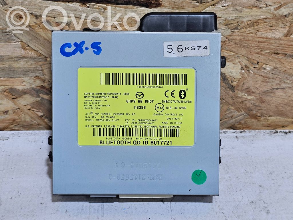Unidad de control/módulo de bluetooth   GHP966DH0F,494239160,10R0312539