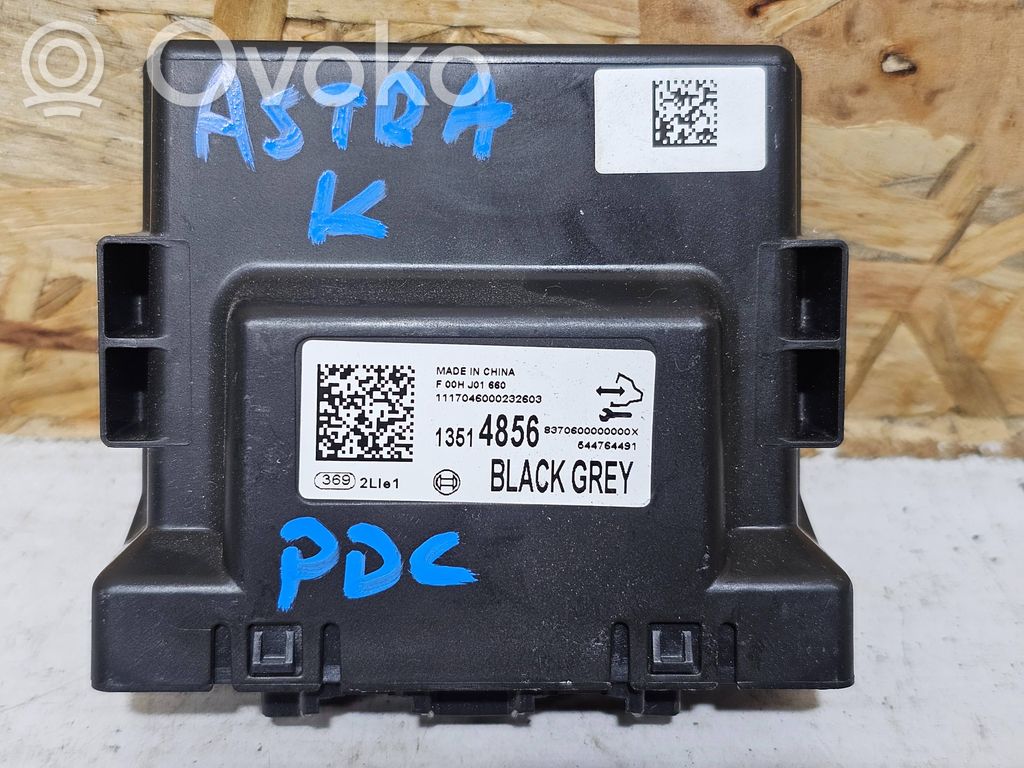 Opel Astra K Sterownik / Moduł parkowania PDC 