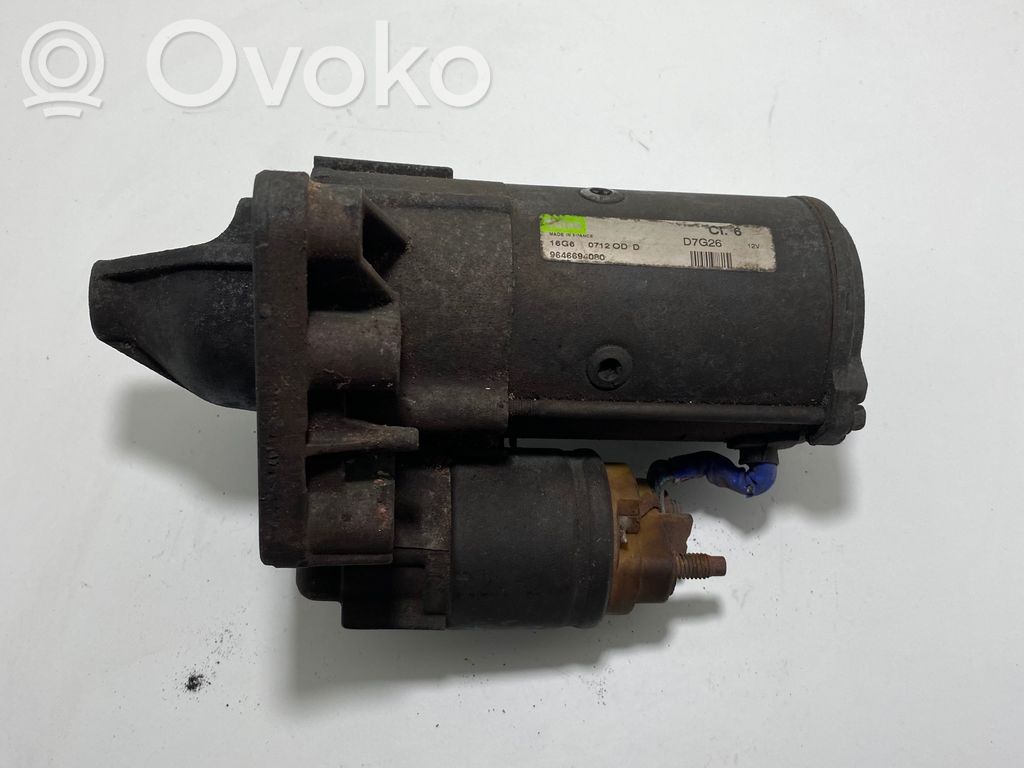Motor de arranque   9646694080,D7G26,16G60712QD,12417805098,5802AE,5802AF,5802AG,5802CE,9662854180