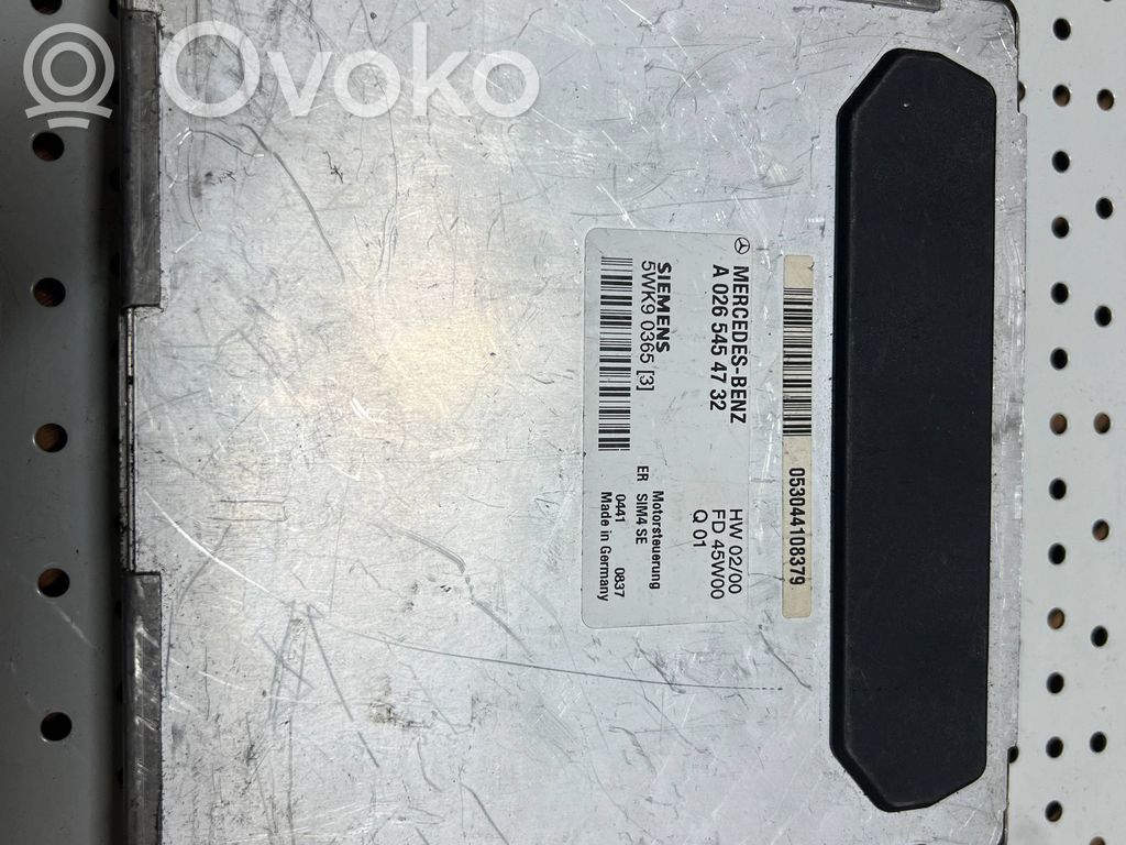 Mercedes-Benz C W203 Engine control unit/module 