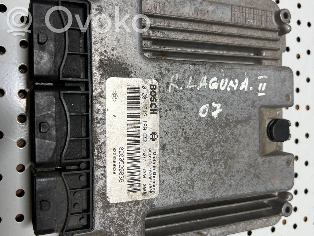 Renault Laguna II Engine control unit/module 