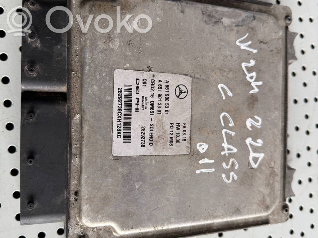 Mercedes-Benz C W204 Engine control unit/module 