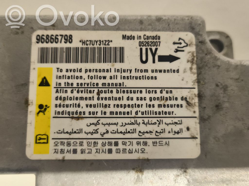 Airbag control unit/module   96866798