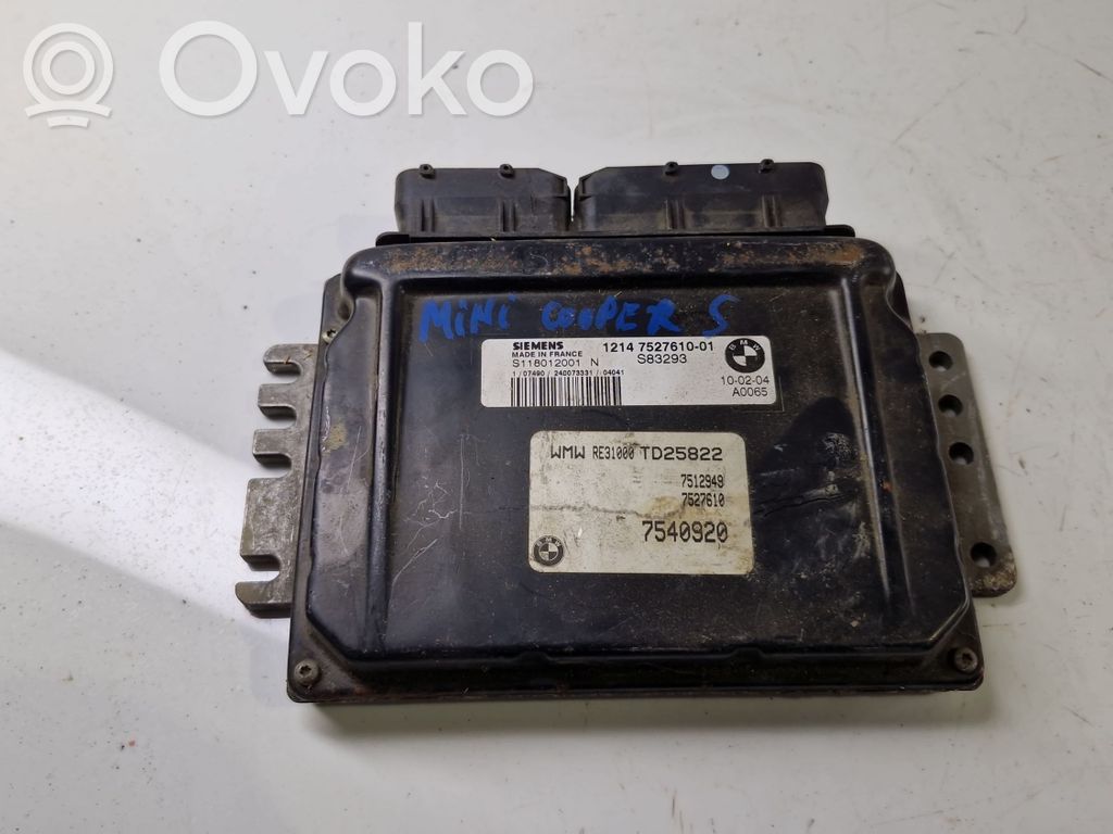 Mini One - Cooper R50 - 53 Engine control unit/module 