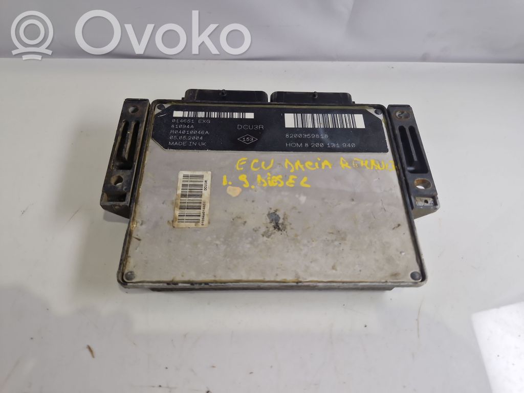 Dacia Logan I Climate control unit 