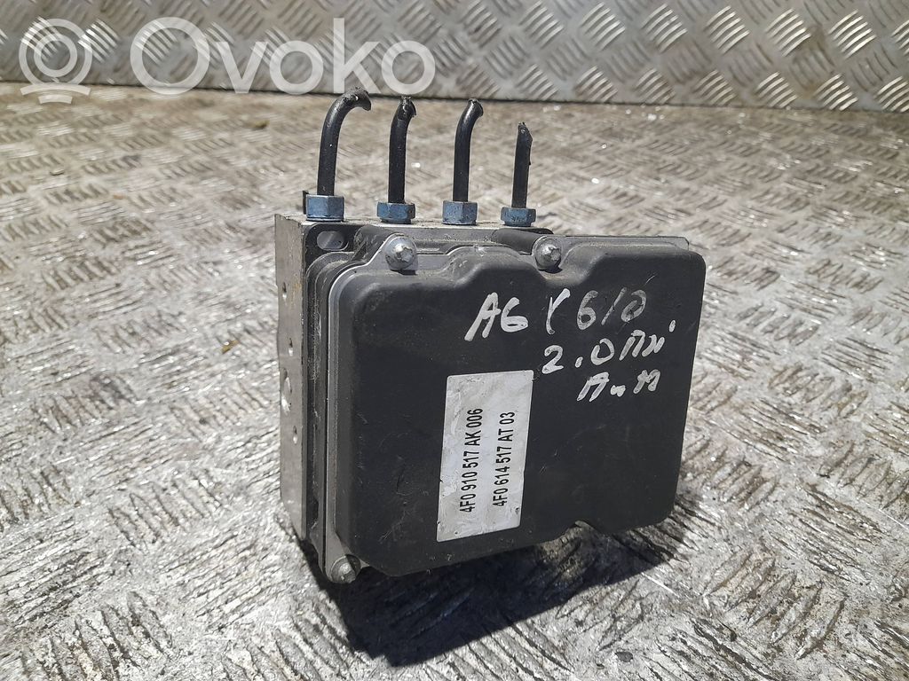 Bomba de ABS   4F0614517AT,0265230090