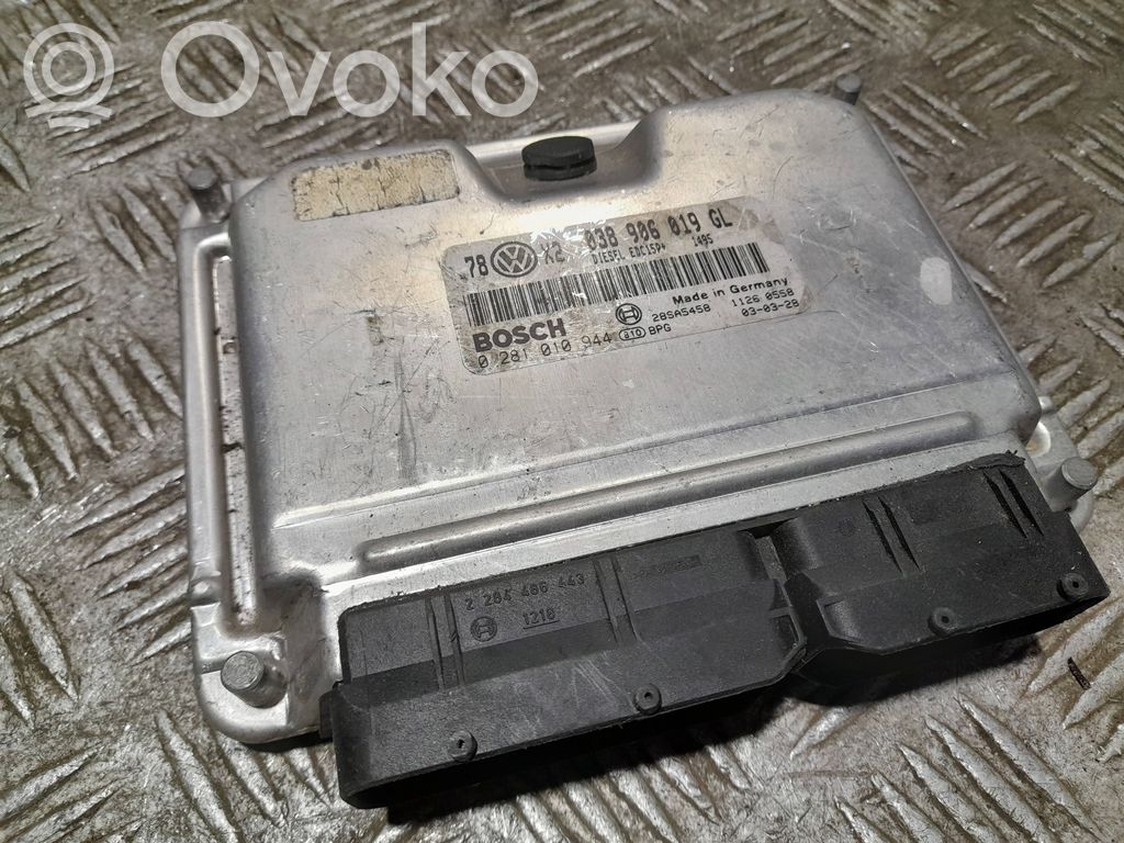Engine control unit/module   038906019GL,28SA5458,0281010944