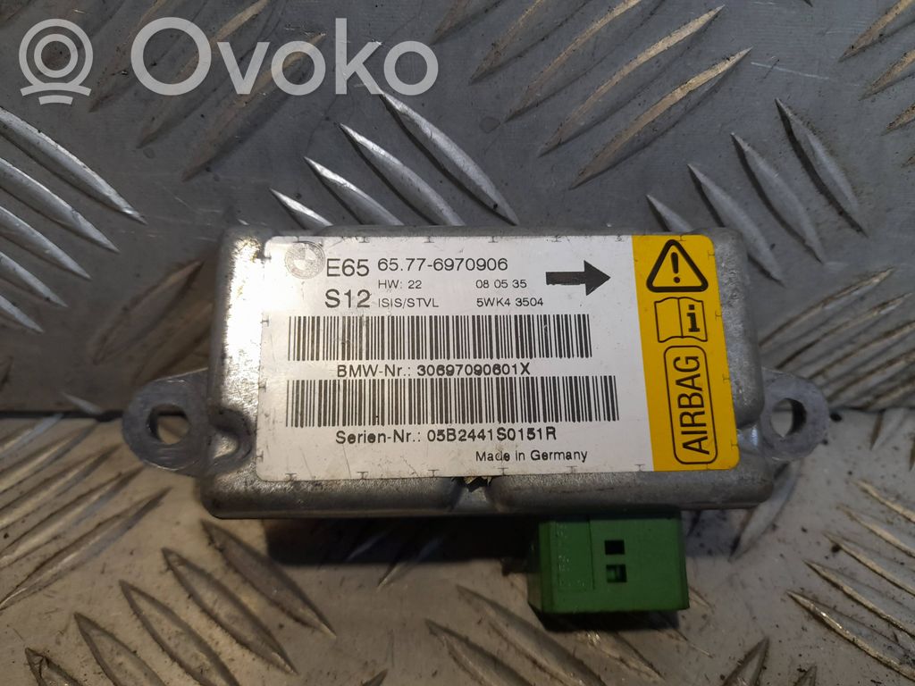 BMW 7 E65 E66 Airbag deployment crash/impact sensor 
