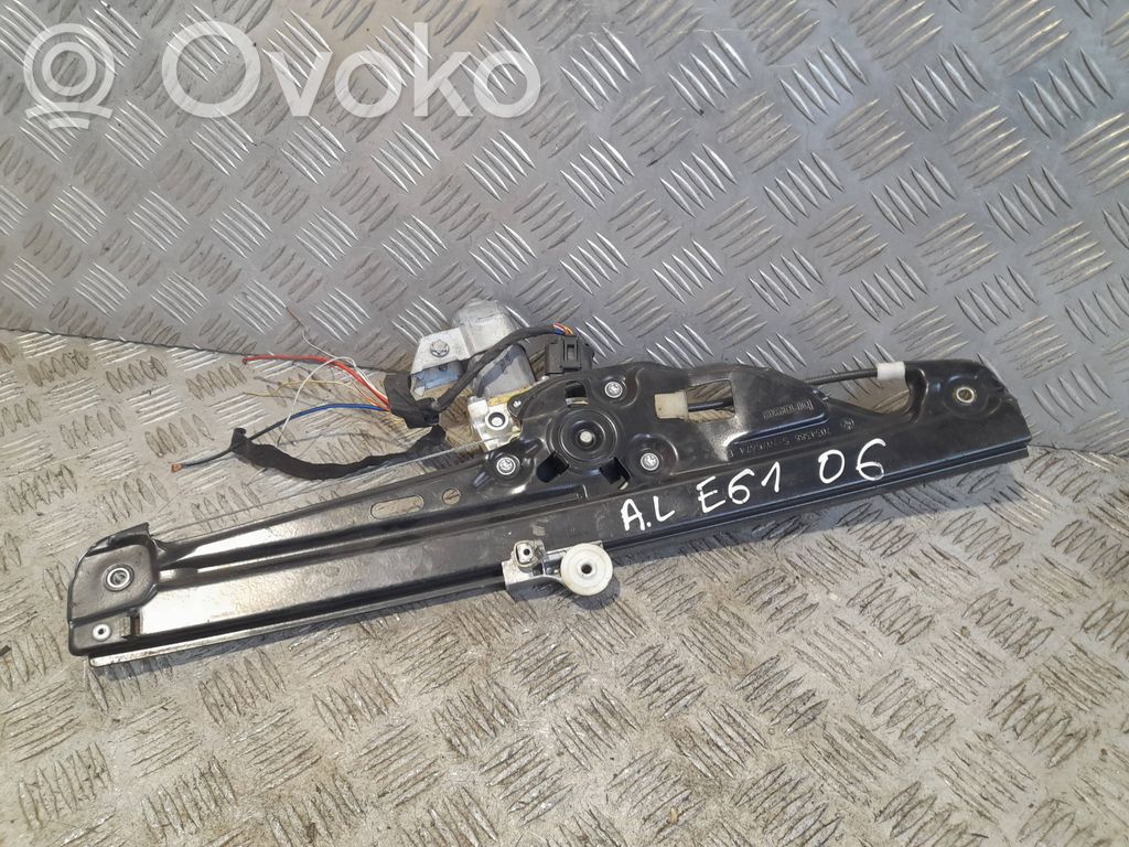 BMW 5 E60 E61 Regulador de puerta trasera con motor 