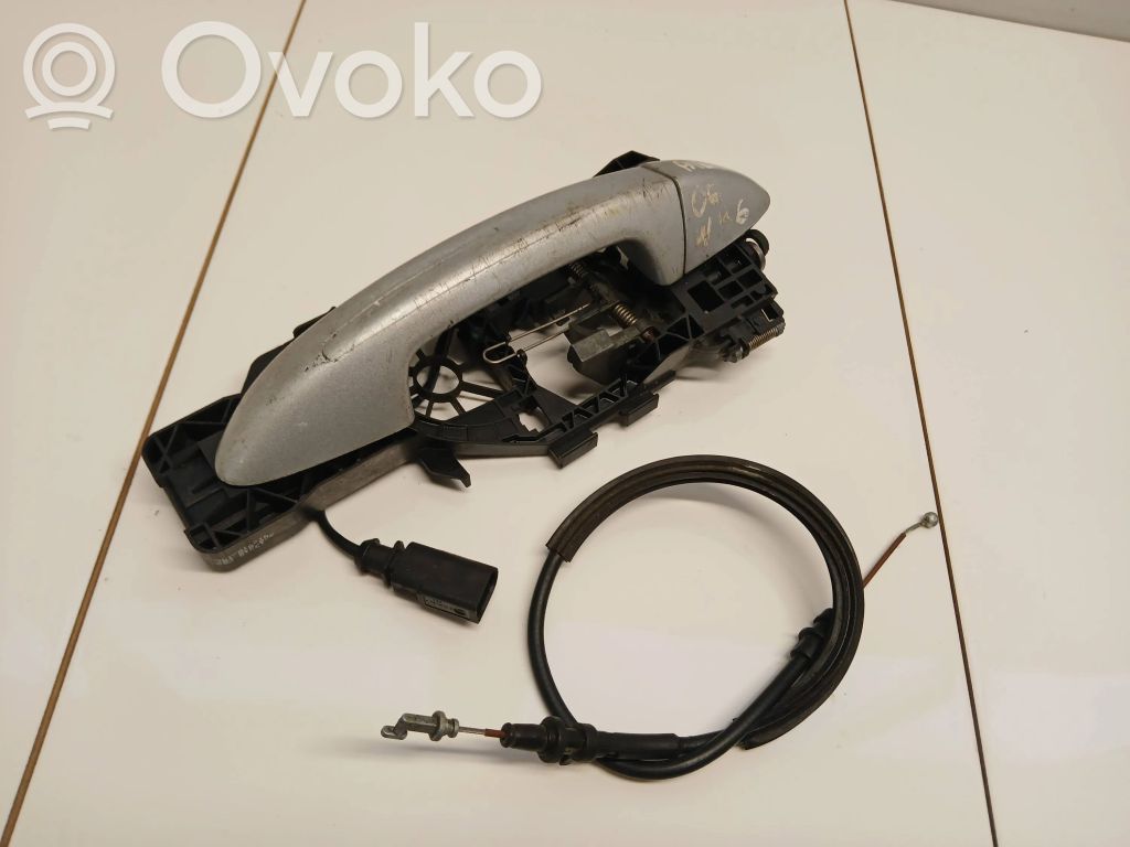 Volkswagen PASSAT B6 Klamka zewnętrzna drzwi tylnych 
