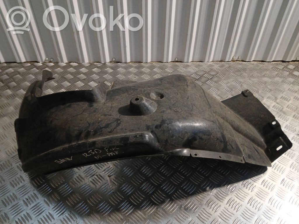 Front wheel arch liner splash guards