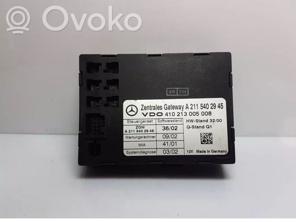Mercedes-Benz E W211 Gateway control module 