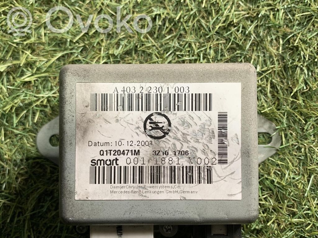 Power steering control unit/module   A40322301003,0011881V002,A40322301003
