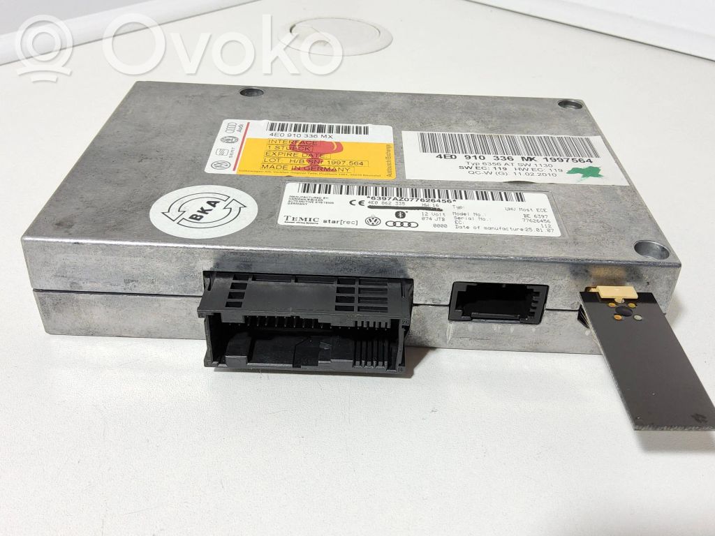 Audi Q7 4L Unidad de control/módulo de bluetooth 