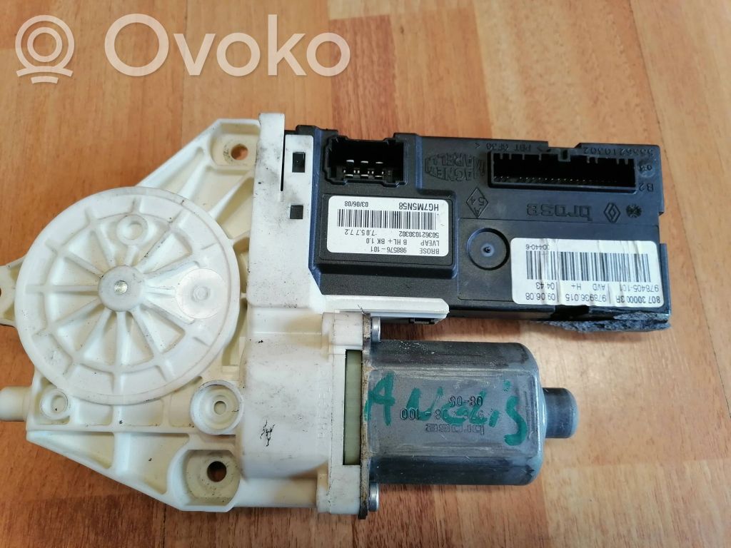 Renault Laguna III Silnik regulatora szyby drzwi przednich 