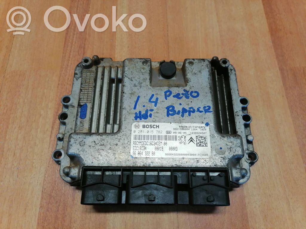 Peugeot Bipper Engine control unit/module 