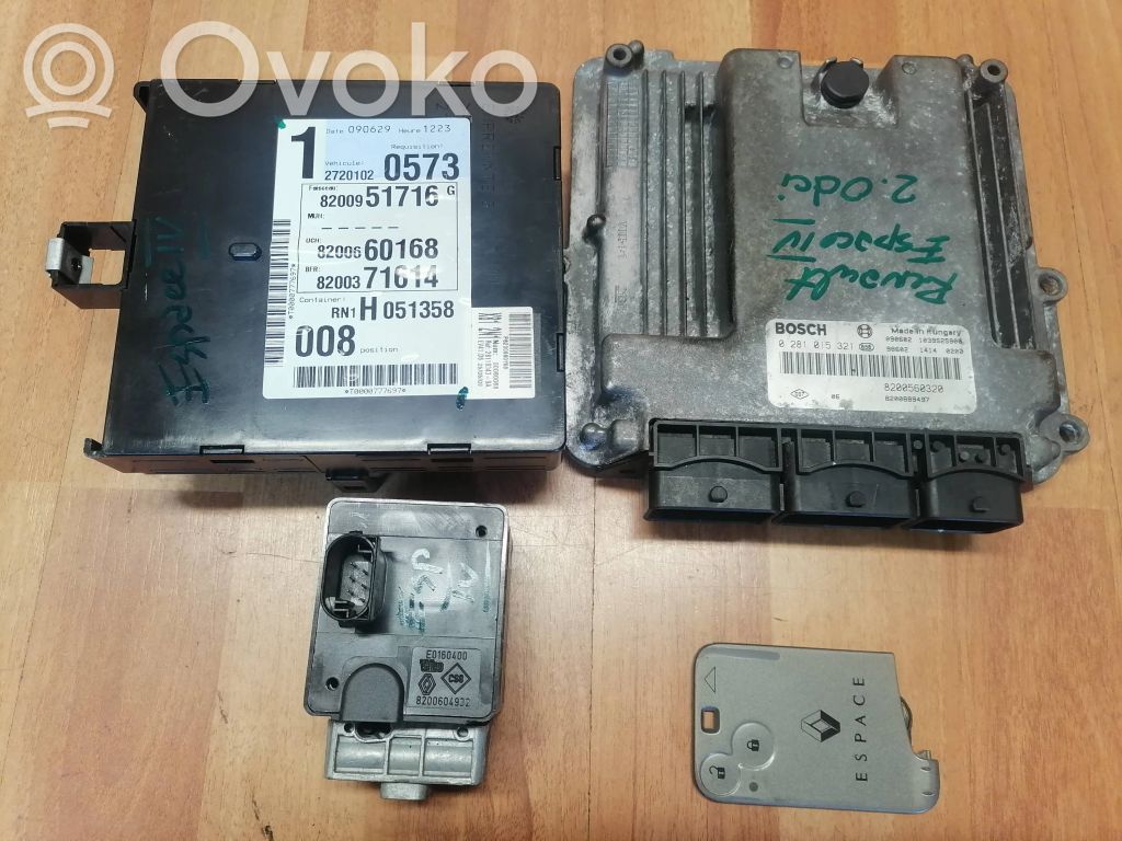 Renault Espace -  Grand espace IV Unité de commande, module ECU de moteur 