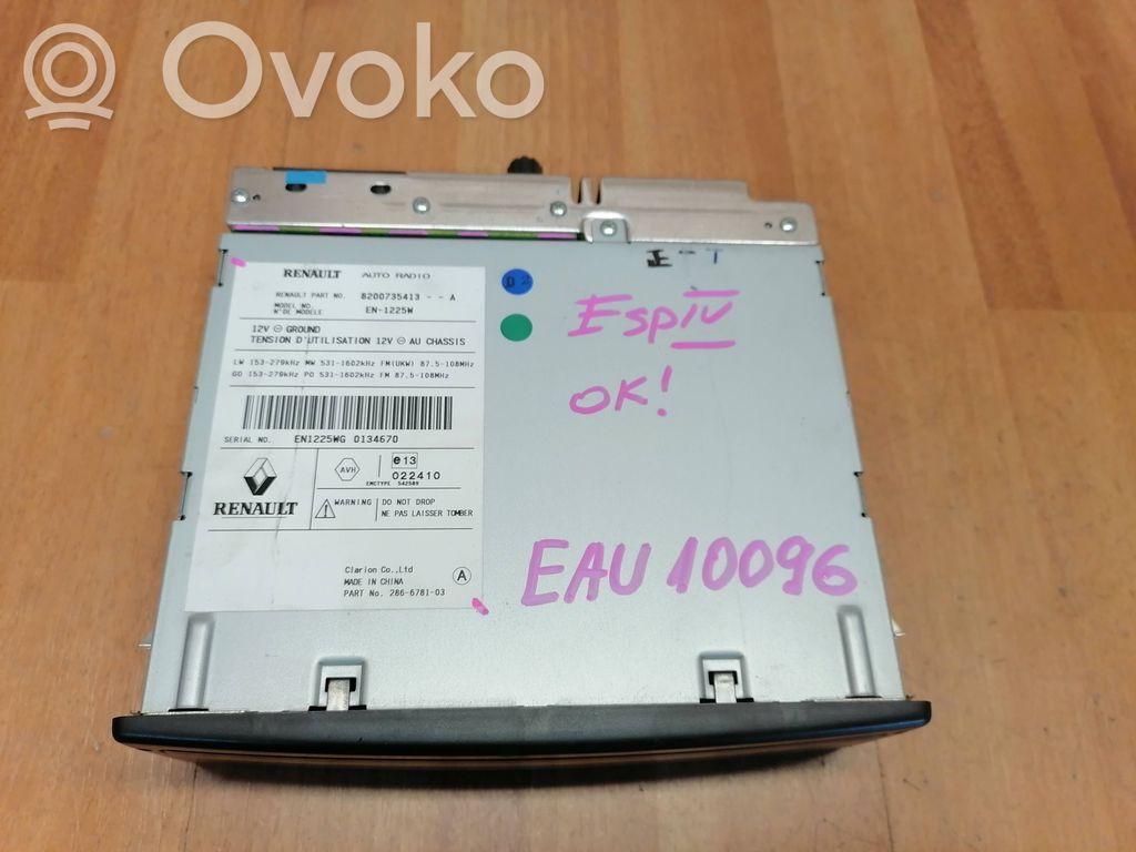 Renault Espace IV Radio/CD/DVD/GPS head unit 