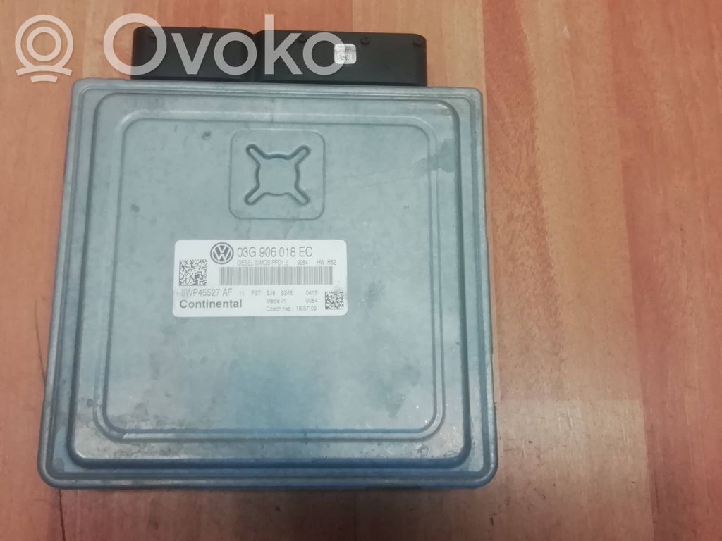 Engine control unit/module   03G906018EC,5WP45527AF